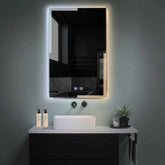 Specchio LED Verticale | Pulsanti touch | Funzione anti-appannamento | Temperatura di colore regolabile - Reyze Serie Edge Modello 2